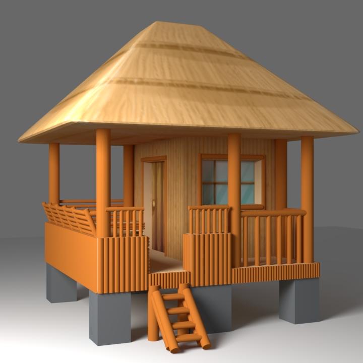 Bahay Kubo Toys D Print Model Mito D