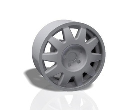 10 spokes rim - print model 3d in automotive 3dexport tire wheel car race racing rally sport tuning hobby diy 3d print model - Mito3D