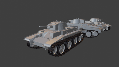 10 tp tanques 3d impresión modelo in vehículo 3dexport guerra trueno guau sorprende modelos modelado juguete blindado panzerkampfwagen 3d print model - Mito3D