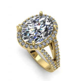 123ring anillos solitario libra esterlina imprimible diamante anillo platino brillante Boda compromiso joya joyería plata delicado ligero oro blanco 3d print model - Mito3D