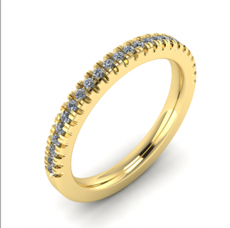 137 bague anneaux solitaire sterling imprimable diamant platine brillant mariage engagement bijou bijoux argent délicat lumière or blanc 3d print model - Mito3D