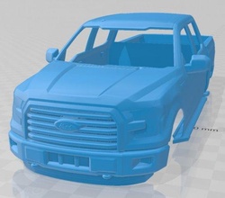 150 super crew cab xlt 2014 printable body car slot scalextric tamiya rc miniz hobby crawler 3d print model - Mito3D