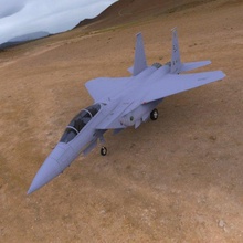 f 15e vuruş kartal 3d model in dövüşçü 3dexport uçak askeri saldırı jet 3d print model - Mito3D