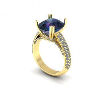 16 anillo mujer anillos solitario libra esterlina imprimible diamante platino brillante Boda compromiso joya joyería plata delicado ligero oro blanco 3d print model - Mito3D