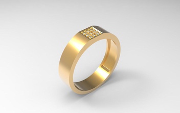 17ov 01 04r 3d print model in rings 3dexport jewel ring 3d print model - Mito3D