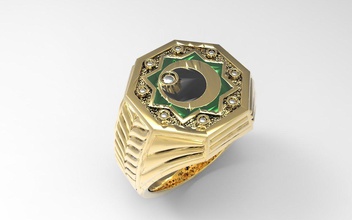 17ov 01 15r jóia anel 3d print model - Mito3D