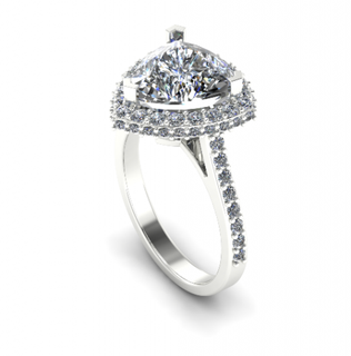 18 anillo anillos solitario libra esterlina imprimible diamante platino brillante Boda compromiso joya joyería plata delicado ligero oro blanco 3d print model - Mito3D