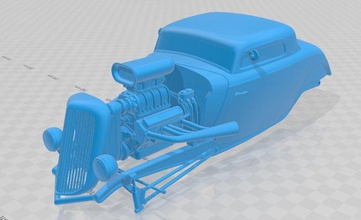 1934 caliente varilla imprimible cuerpo coche vehiculo 3d impresión modelo in automotor 3dexport espacio scalextric tamiya rc miniz pasatiempo 1 10 24 32 3d print model - Mito3D