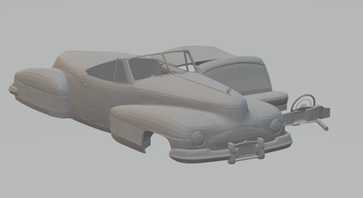 1938 buick cabrio 3d drucken modell fahrzeug 3dexport heiße reifen druckguss scx slot wagen slotcar stl druckbar rc gmc traxxa kyosho scalterix chevrolet 3d print model - Mito3D