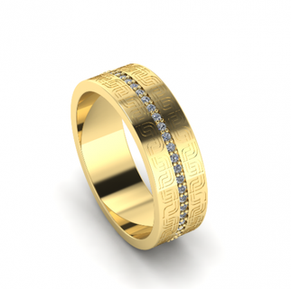 197 Boda anillo anillos solitario libra esterlina imprimible diamante platino brillante compromiso joya joyería plata delicado ligero oro blanco 3d print model - Mito3D
