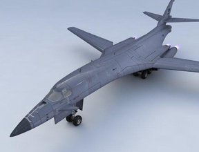 b 1b lancer bomber military jet 3d model in 3dexport airbus plane airline aircraft passenger airport lufthansa jetliner civil commercial travel airplane aeroplane game helicopter generic 3d print model - Mito3D