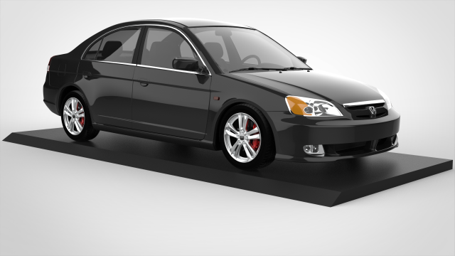 2003 honda civic 1 18 döküm boyut 3d model in sedan 3dexport 3dmodel 3dcar 3dcarmodel araç araba arabalar japonya 3D print model - Mito3D