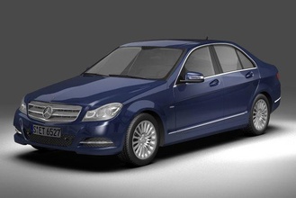 2012 Mercedes benz sınıf cl klasse class a b c e s amg Almanca lüks 3dken 3d print model - Mito3D