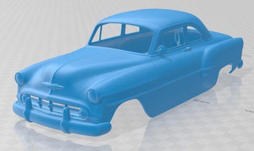 210 1953 imprimível corpo carro fenda escalextrico Tamiya rc miniz passatempo micro 3d print model - Mito3D