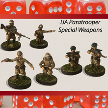 28mm ija paratrooper special teams 3d print model in figurines 3dexport imperial japanese army japan ww2 war paratroopers bolt action chain command sniper grenade squad team 3d print model - Mito3D