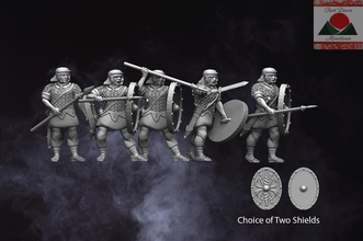 28mm roman auxiliary infantry 3d print model in figurines 3dexport rome romans legion legionary ancients miniatures wargaming wargame 3d print model - Mito3D