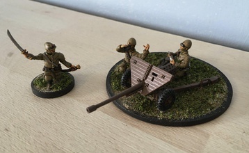 28mm type 1 47 mm medium at ija japanese paratrooper crew 3d print model in figurines 3dexport imperial army japan ww2 war bolt action chain command artillery cannon 47mm 3d print model - Mito3D
