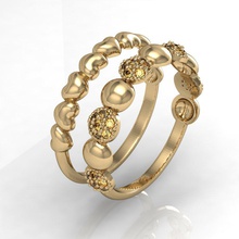 2 moda argolas 3d impressão modelo in 3dexport imprimível exclusivo ouro anel casamento gema rhiho cafajeste cnc mulher jóia jóias 3d print model - Mito3D