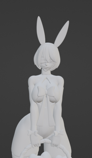 2b Nier Otomata tavşan Kostüm oyunu nsfw Kadın nier Nierautomata Nierautomara kız video oyunları 3d print model - Mito3D
