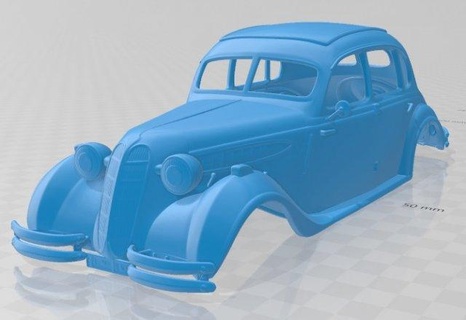 326 1941 imprimible cuerpo coche vehiculo automotor espacio scalextric Tamiya rc miniz pasatiempo micro 3d print model - Mito3D