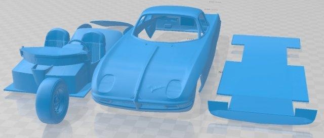 350 gtv imprimível carro 3d impressão modelo in automotivo 3dexport fenda escalextrico tamiya rc miniz passatempo micro 3d print model - Mito3D