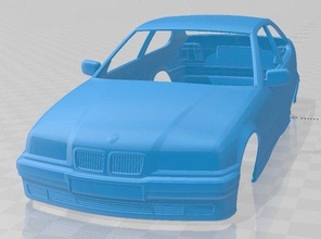 3 dizi e36 kompakt 1994 yazdırılabilir vücut araba 3d yazdır model in otomotiv 3dexport yuva ölçülü tamiya rc miniz hobi mikro 3d print model - Mito3D