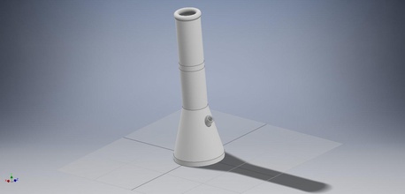 3d-printed bong percolator 3d print model in 3dexport waterpipe purification 3dprinted 3d print model - Mito3D