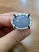 3d127 diamante Moda anillo joya plata oro bisutería joyería 3d print model - Mito3D