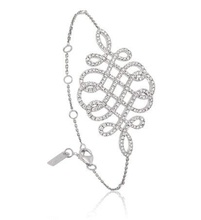 3d15 ouro bijuterias joalheria diamante luxo prata moda jóia pulseira 3d print model - Mito3D