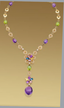 3d177 collane collier diamante moda gioiello argento oro bijoux gioielleria 3d print model - Mito3D