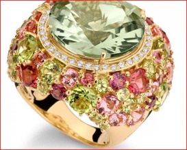 3d188 Diamant Mode Ring Juwel Silber Gold Bijoux Schmuck 3d print model - Mito3D