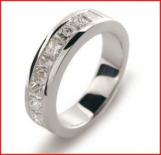 3d196 diamond fashion ring jewel silver gold bijoux gioielleria 3d print model - Mito3D