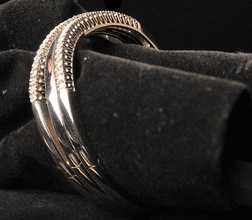 3d198 bracelets diamond fashion jewel silver gold bijoux gioielleria 3d print model - Mito3D