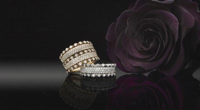 3d201 3d drucken modell ringe 3dexport diamant mode juwel silber gold bijoux schmuck ring 3d print model - Mito3D