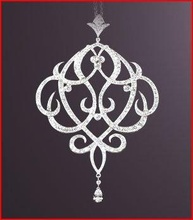 3d203 pendente ciondoli diamante moda gioiello argento oro bijoux gioielleria 3d print model - Mito3D