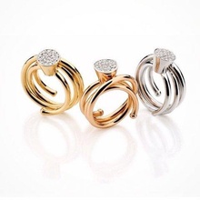 3d220 diamante moda anel jóia prata ouro bijuterias joalheria 3d print model - Mito3D