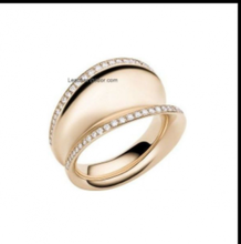 3d238 diamante moda anel jóia prata ouro bijuterias joalheria 3d print model - Mito3D