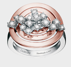 3d246 diamond fashion ring jewel silver gold bijoux gioielleria 3d print model - Mito3D