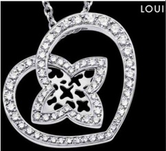 3d260 diamante Moda joya plata oro bisutería joyería colgantes colgante 3d print model - Mito3D