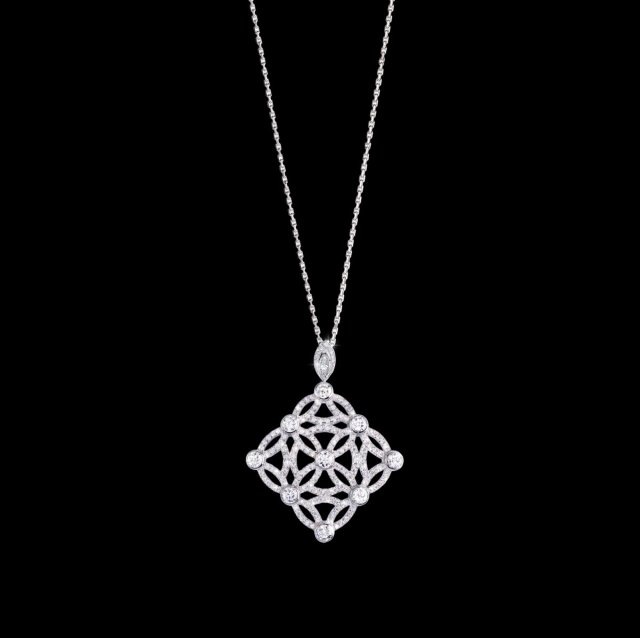 3d293 ciondoli pendente design diamante moda gioiello argento oro bijoux gioielleria 3D print model - Mito3D