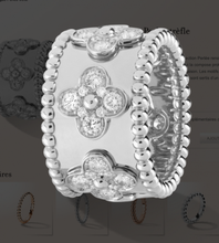 3d302 diamond fashion ring jewel silver gold bijoux gioielleria 3d print model - Mito3D