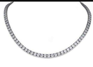 3d305 necklaces collier diamond fashion jewel silver gold bijoux gioielleria 3d print model - Mito3D