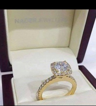 3d306 diamond fashion ring jewel silver gold bijoux gioielleria 3d print model - Mito3D