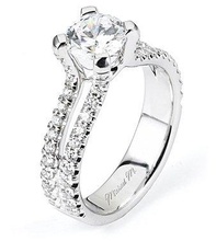 3d309 diamond fashion ring jewel silver gold bijoux gioielleria 3d print model - Mito3D