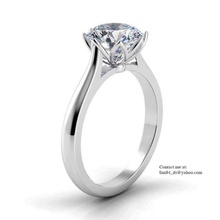3d340 diamante moda anel jóia prata ouro bijuterias joalheria 3d print model - Mito3D