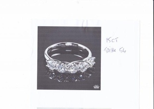 3d343 diamond fashion ring jewel silver gold bijoux gioielleria bague 3d print model - Mito3D