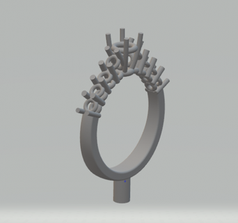 3d36 3d impresión modelo in anillos 3dexport diamante moda anillo joya plata oro bisutería joyería 3d print model - Mito3D