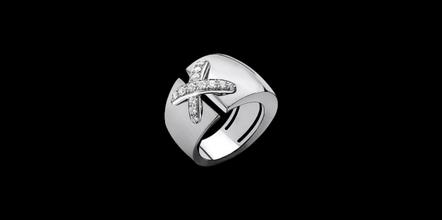 3d74 diamant mode bague bijou argent or bijoux 3d print model - Mito3D
