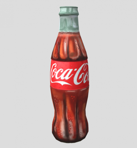 3d koka cola stilisiert frei modell getränk 3dexport kleider stoff kleidung charakter körper möbel fahrzeug schwert wagen poly lebensmittel tier baum 3D print model - Mito3D