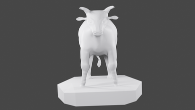 3d cow print model in 3dexport 3dprint 3dmodel farm stl animal 3d print model - Mito3D